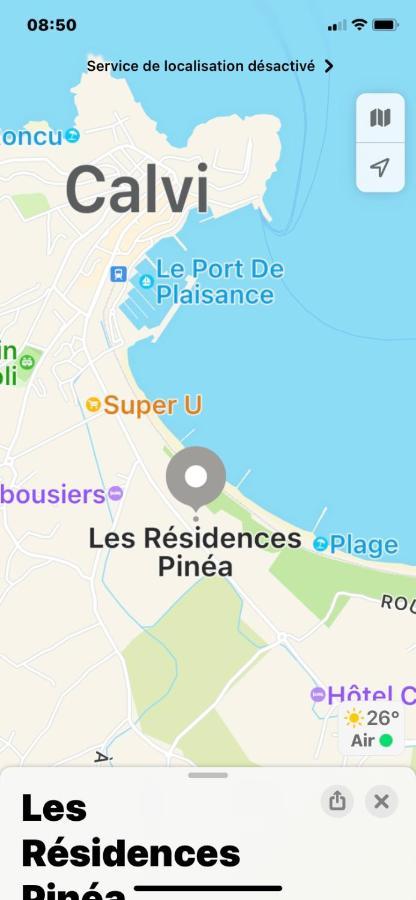 Duplex Calvi Direct Plage Eksteriør billede